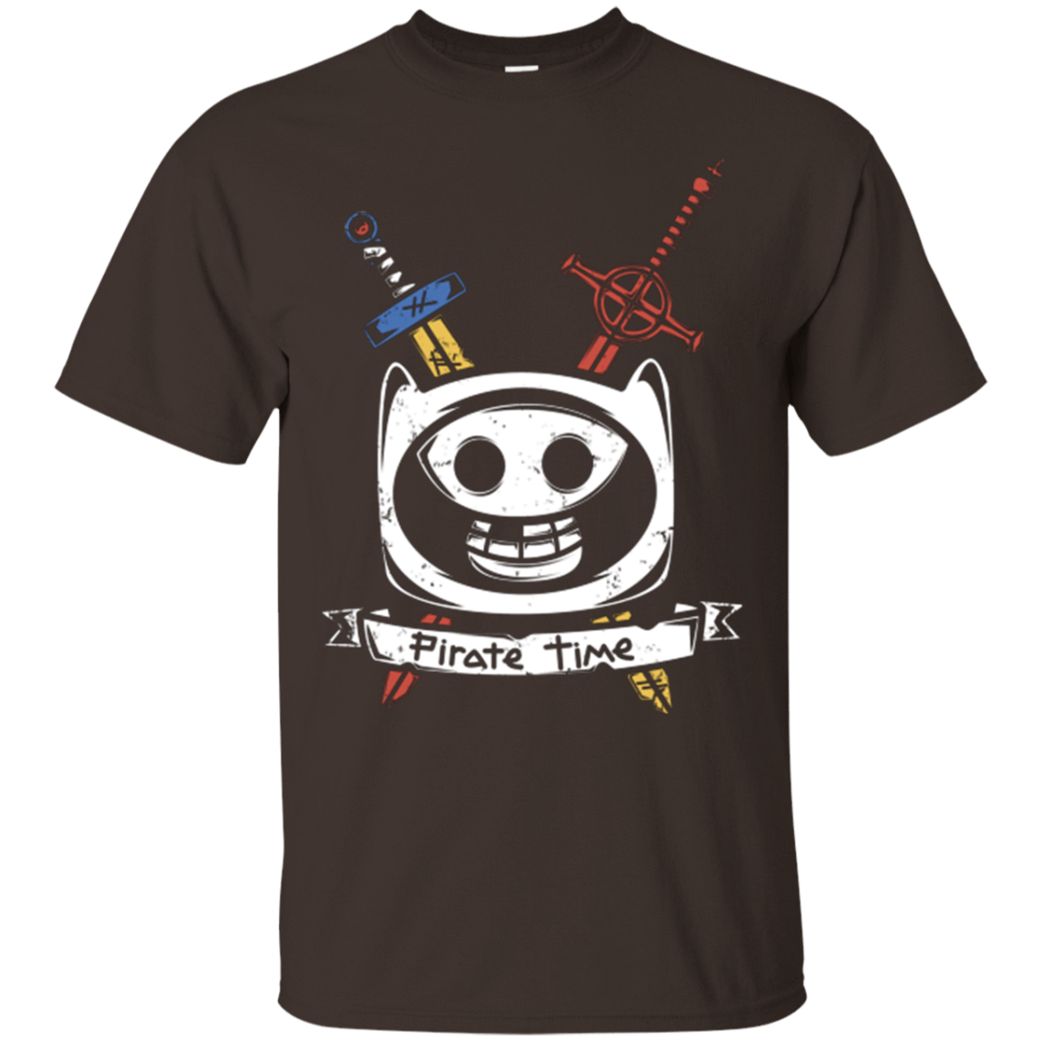 T-Shirts Dark Chocolate / Small Pirate Time T-Shirt