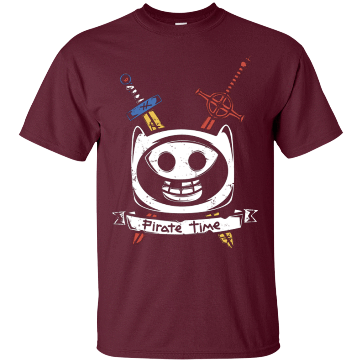 T-Shirts Maroon / Small Pirate Time T-Shirt