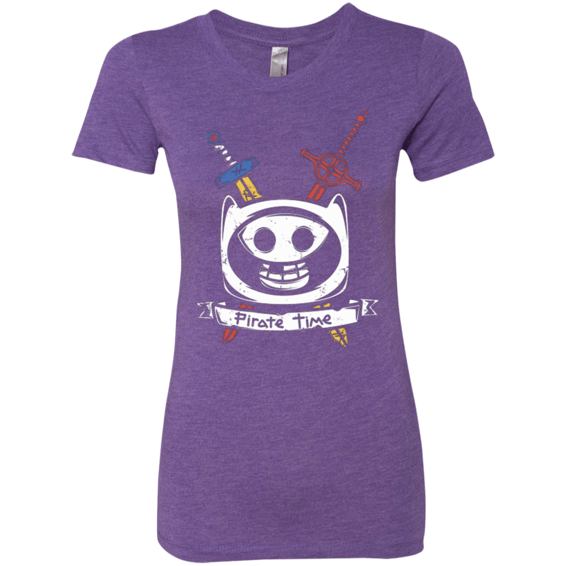 T-Shirts Purple Rush / Small Pirate Time Women's Triblend T-Shirt