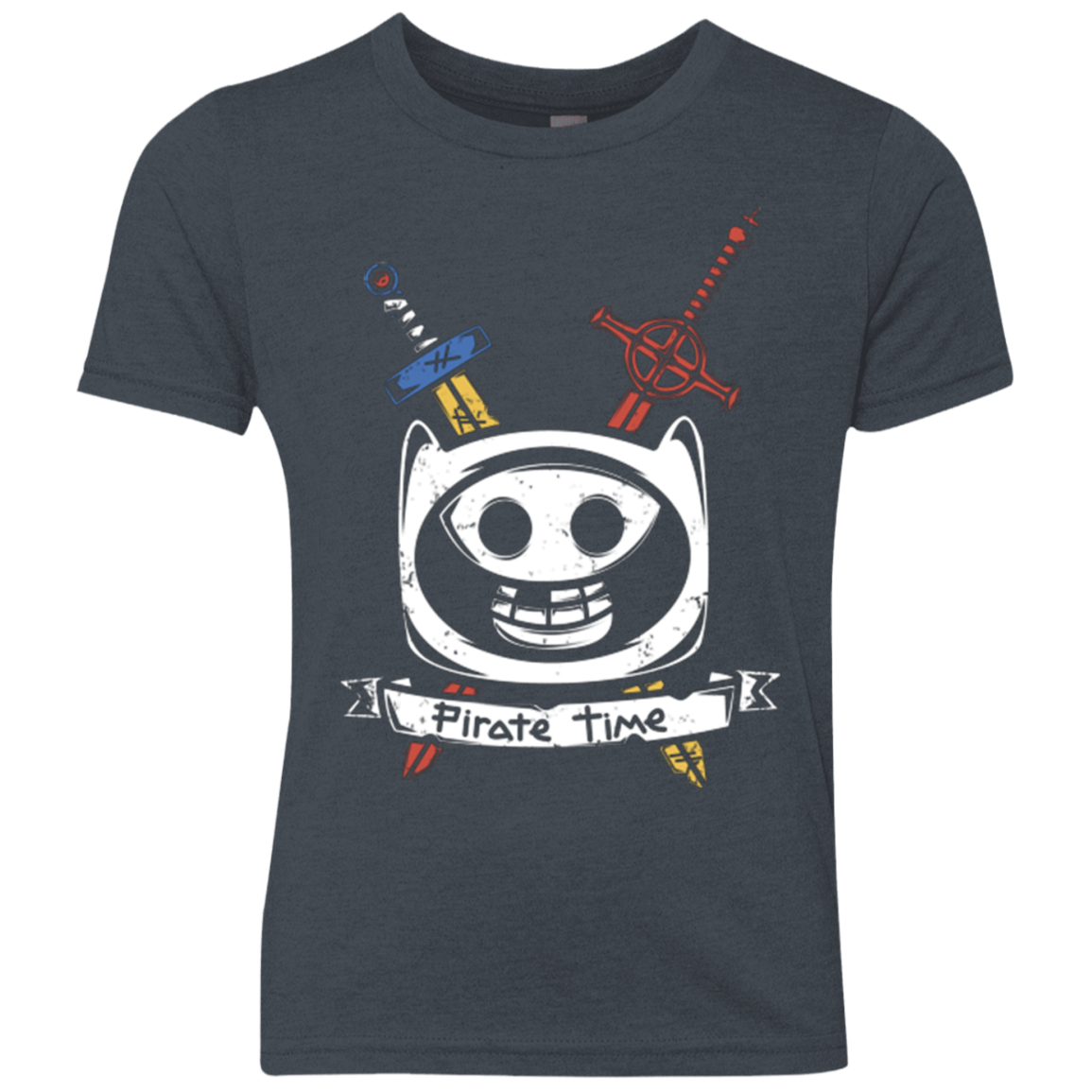 T-Shirts Vintage Navy / YXS Pirate Time Youth Triblend T-Shirt