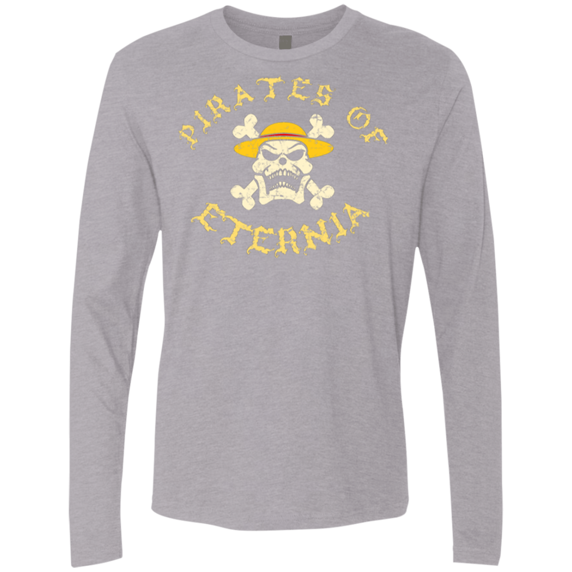 T-Shirts Heather Grey / Small Pirates of Eternia Men's Premium Long Sleeve