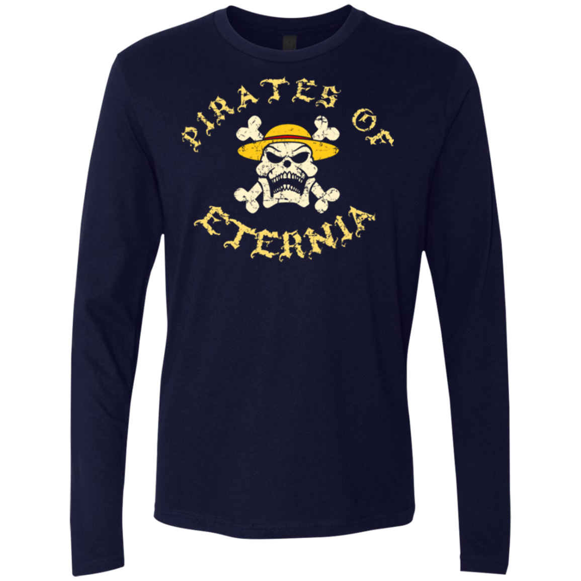 T-Shirts Midnight Navy / Small Pirates of Eternia Men's Premium Long Sleeve