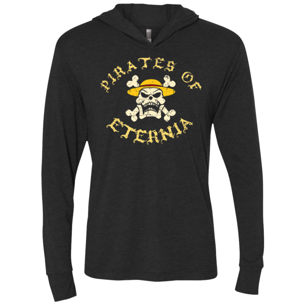 T-Shirts Vintage Black / X-Small Pirates of Eternia Triblend Long Sleeve Hoodie Tee