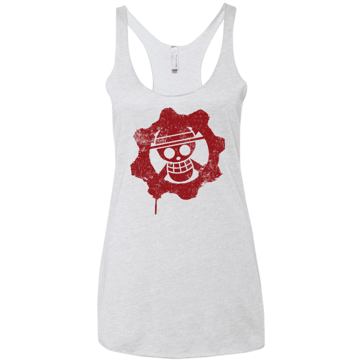 T-Shirts Heather White / X-Small Pirates of War Women's Triblend Racerback Tank