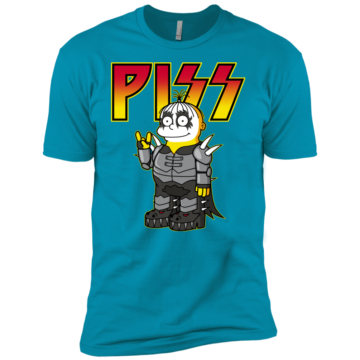 T-Shirts Turquoise / YXS Piss Boys Premium T-Shirt