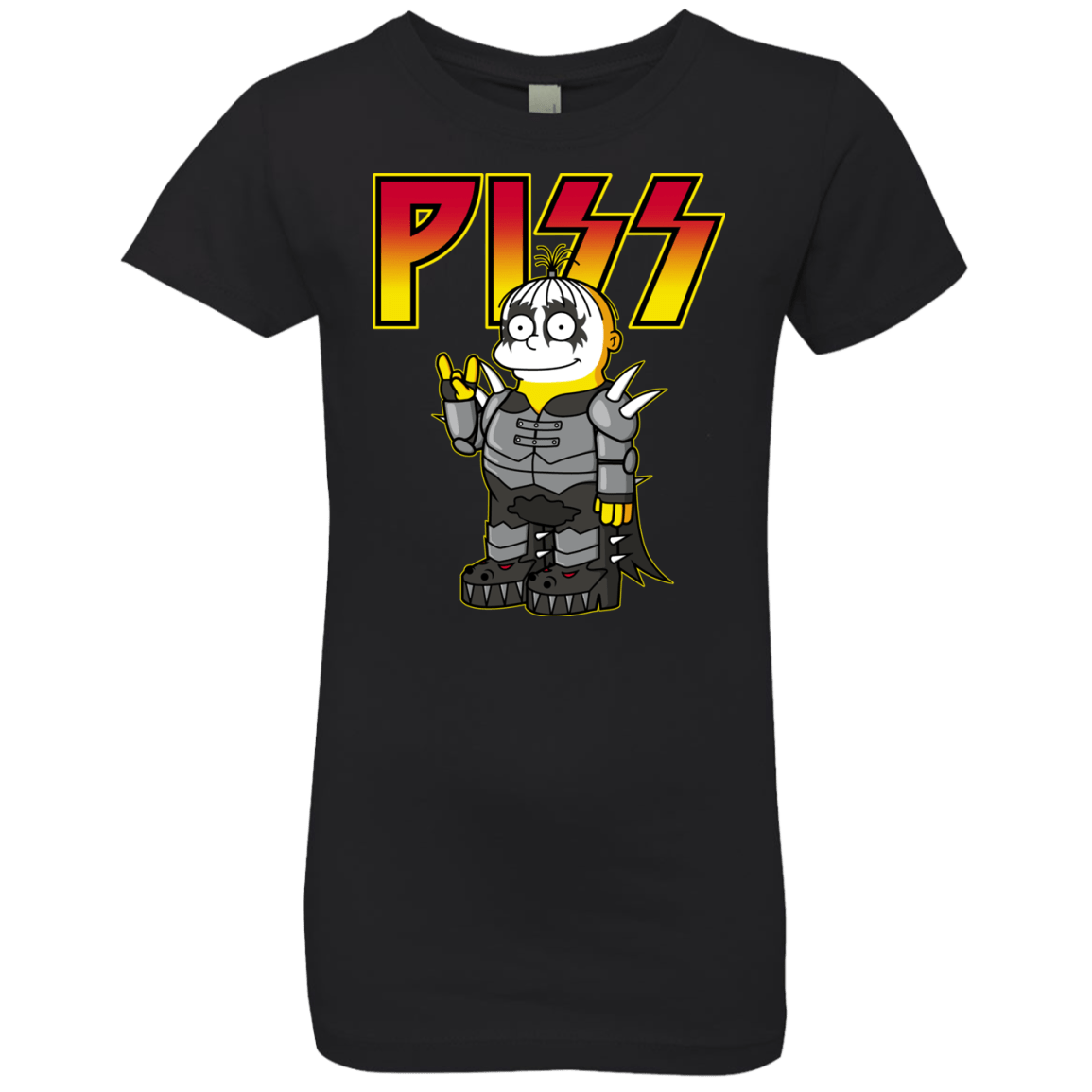 T-Shirts Black / YXS Piss Girls Premium T-Shirt