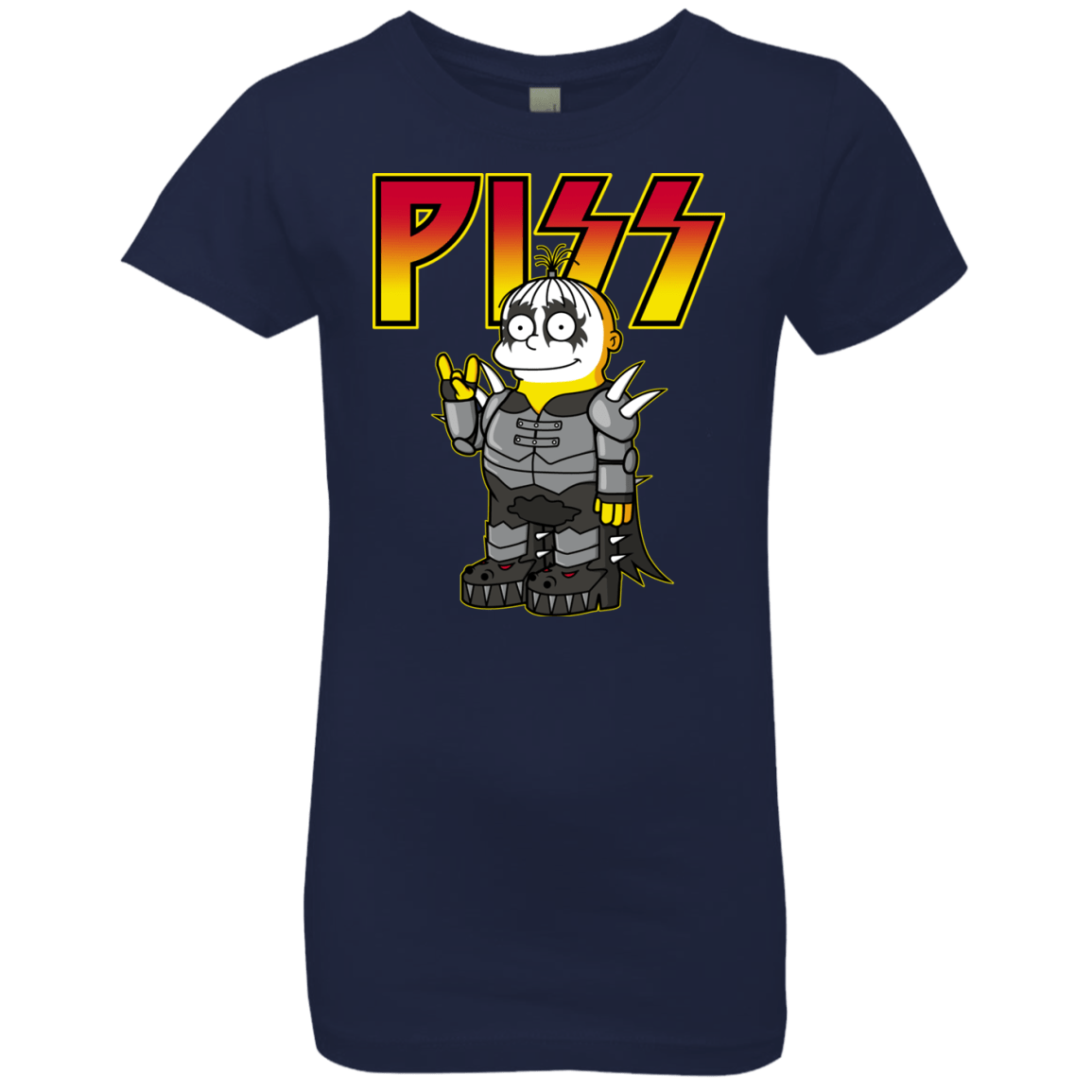 T-Shirts Midnight Navy / YXS Piss Girls Premium T-Shirt