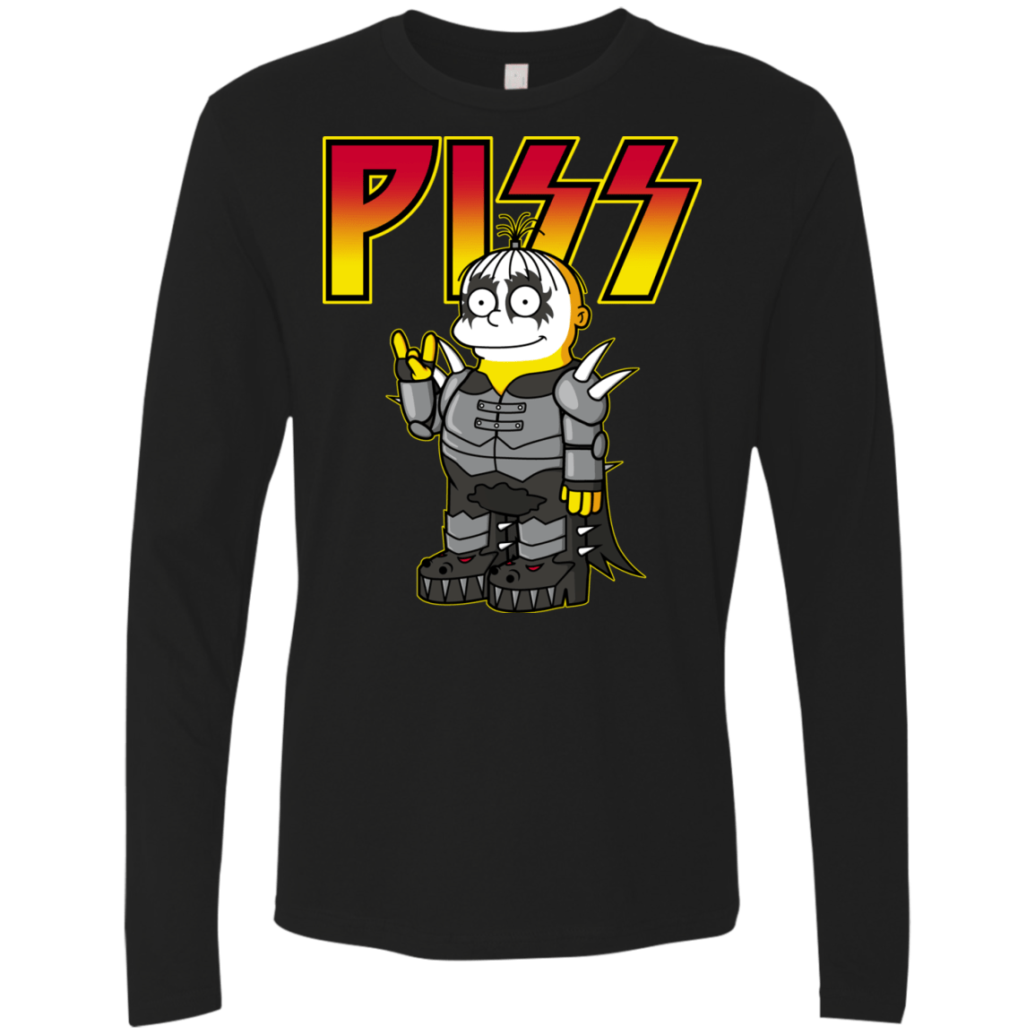 T-Shirts Black / S Piss Men's Premium Long Sleeve