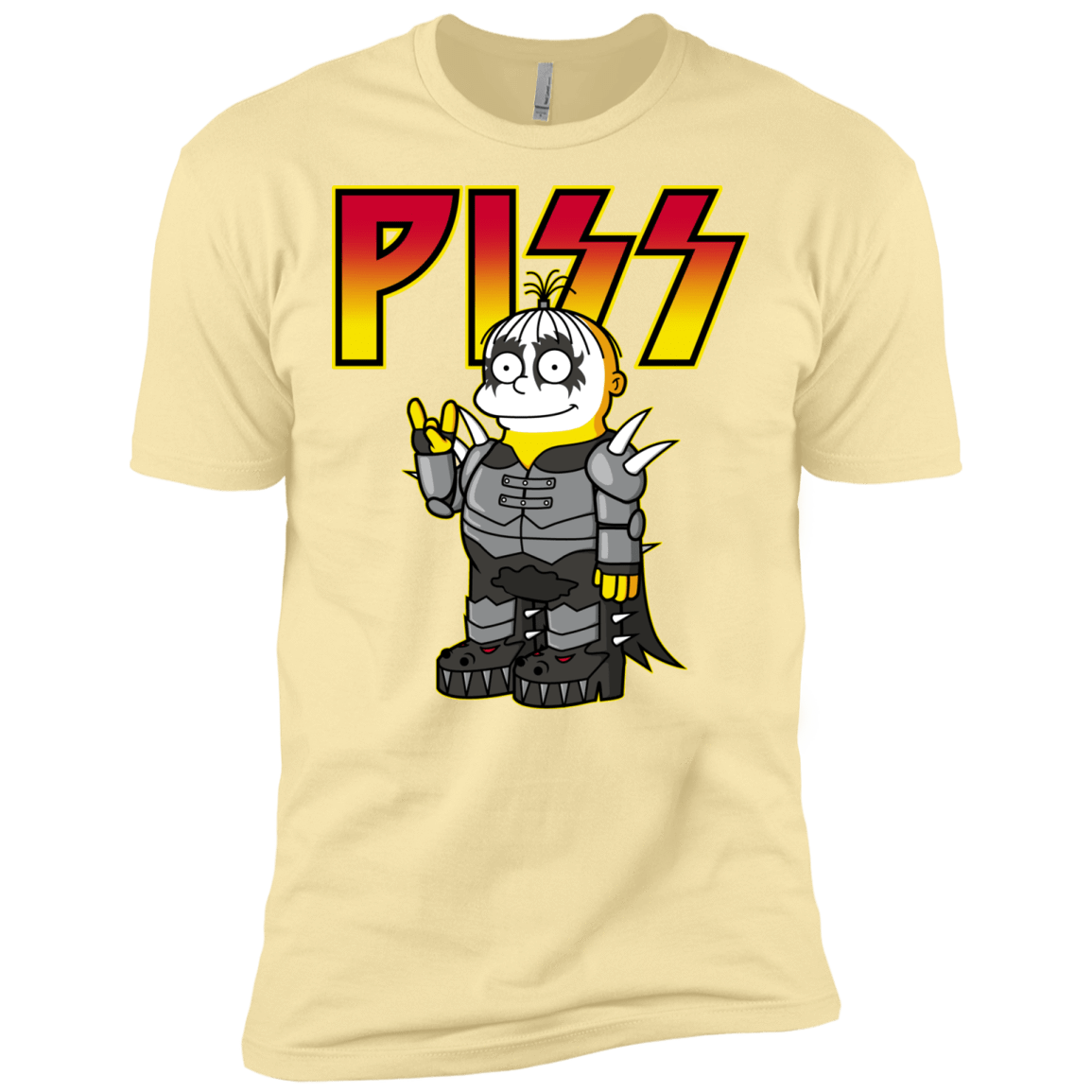 T-Shirts Banana Cream / X-Small Piss Men's Premium T-Shirt