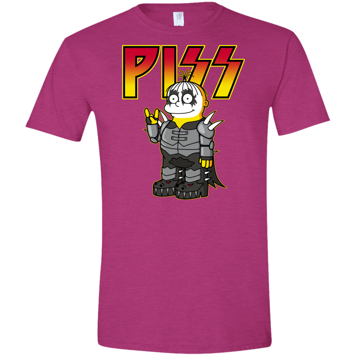 T-Shirts Antique Heliconia / S Piss Men's Semi-Fitted Softstyle