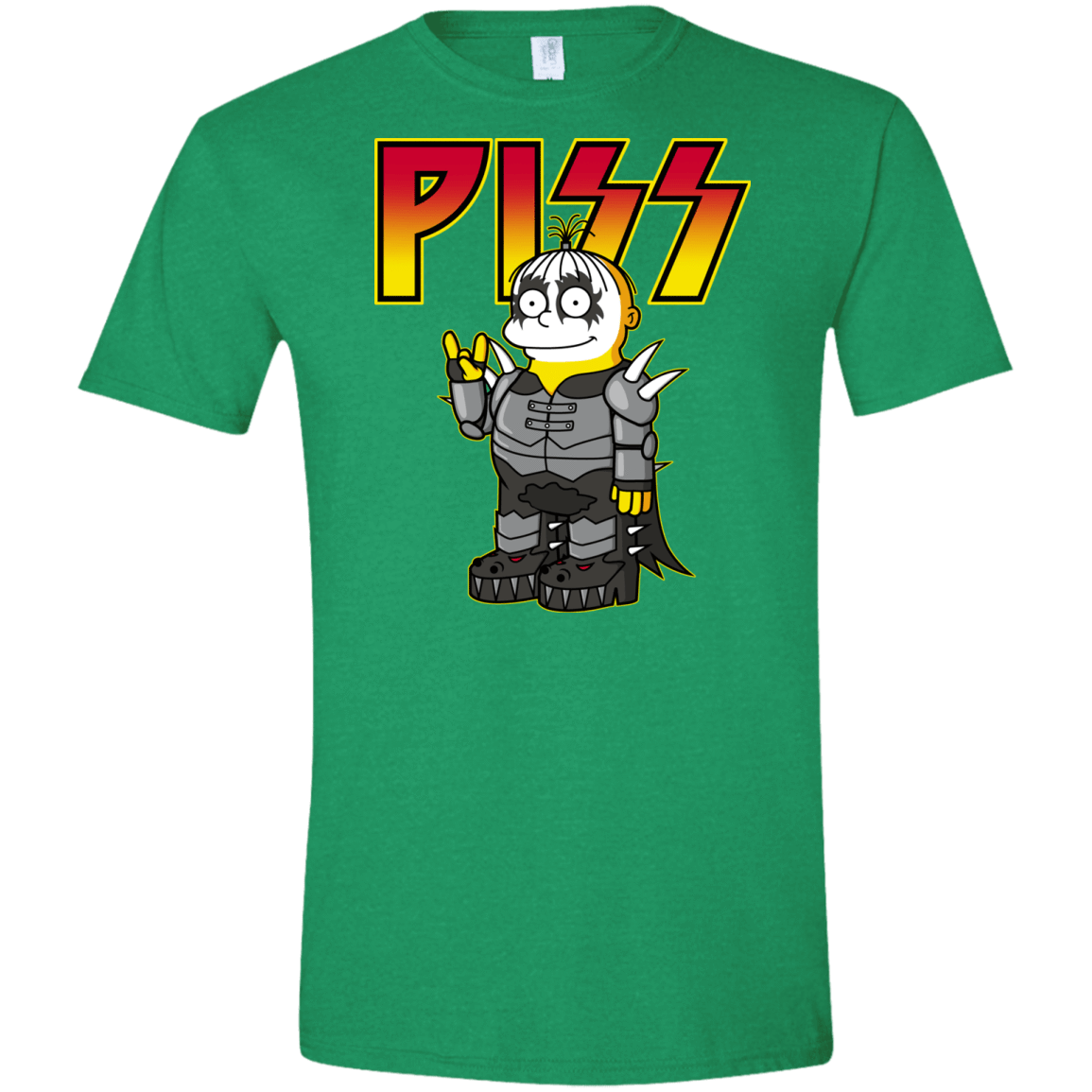 T-Shirts Heather Irish Green / S Piss Men's Semi-Fitted Softstyle