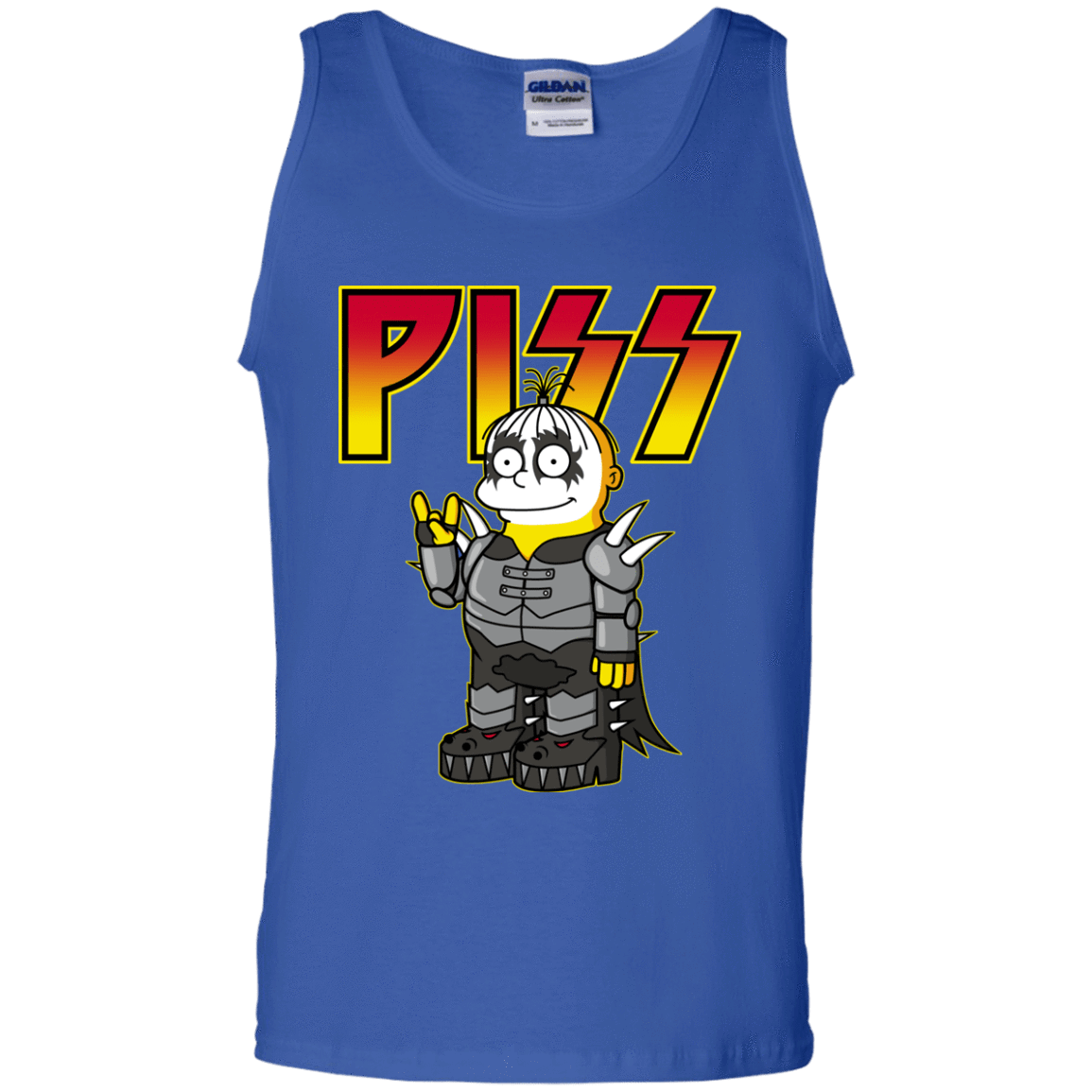 T-Shirts Royal / S Piss Men's Tank Top