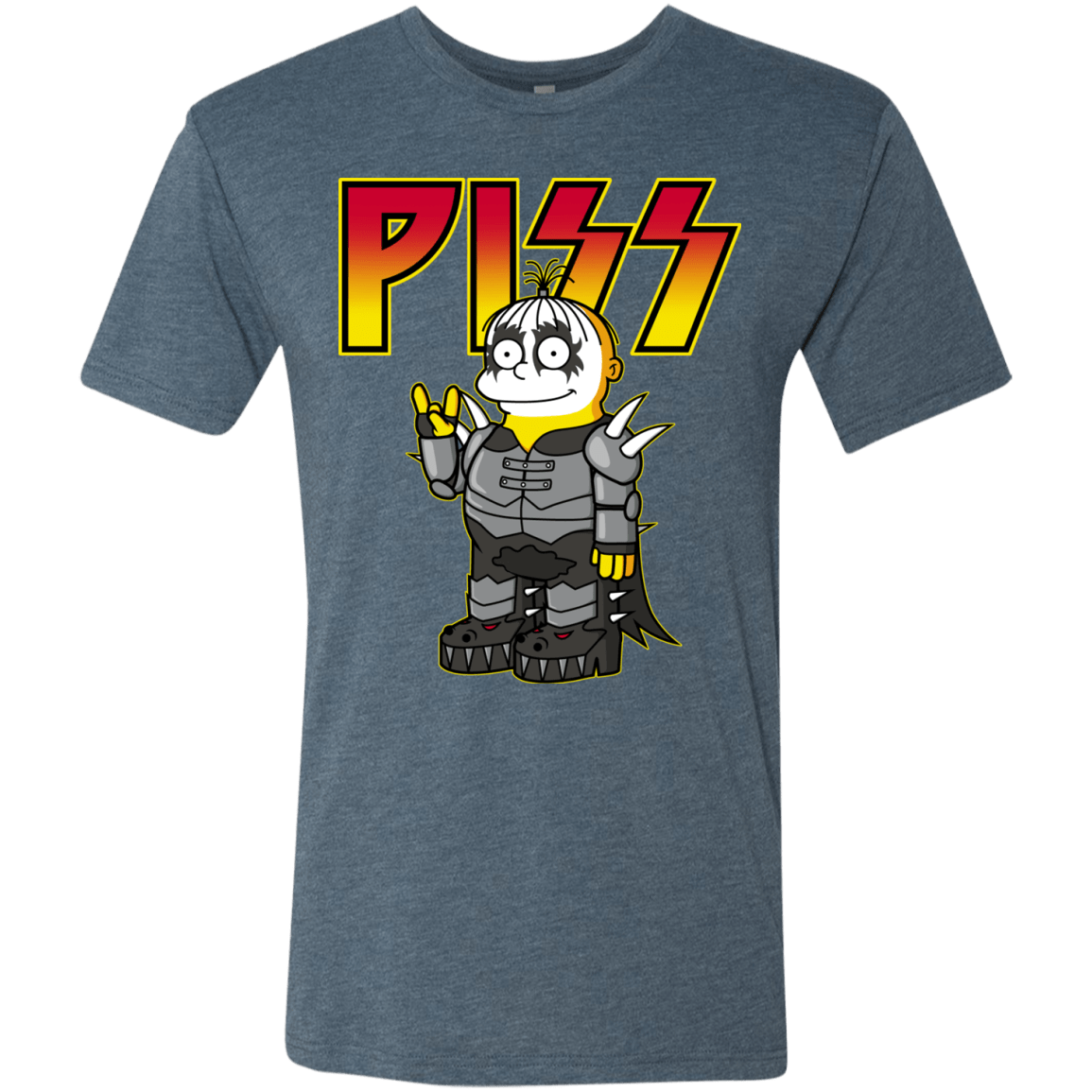 T-Shirts Indigo / S Piss Men's Triblend T-Shirt