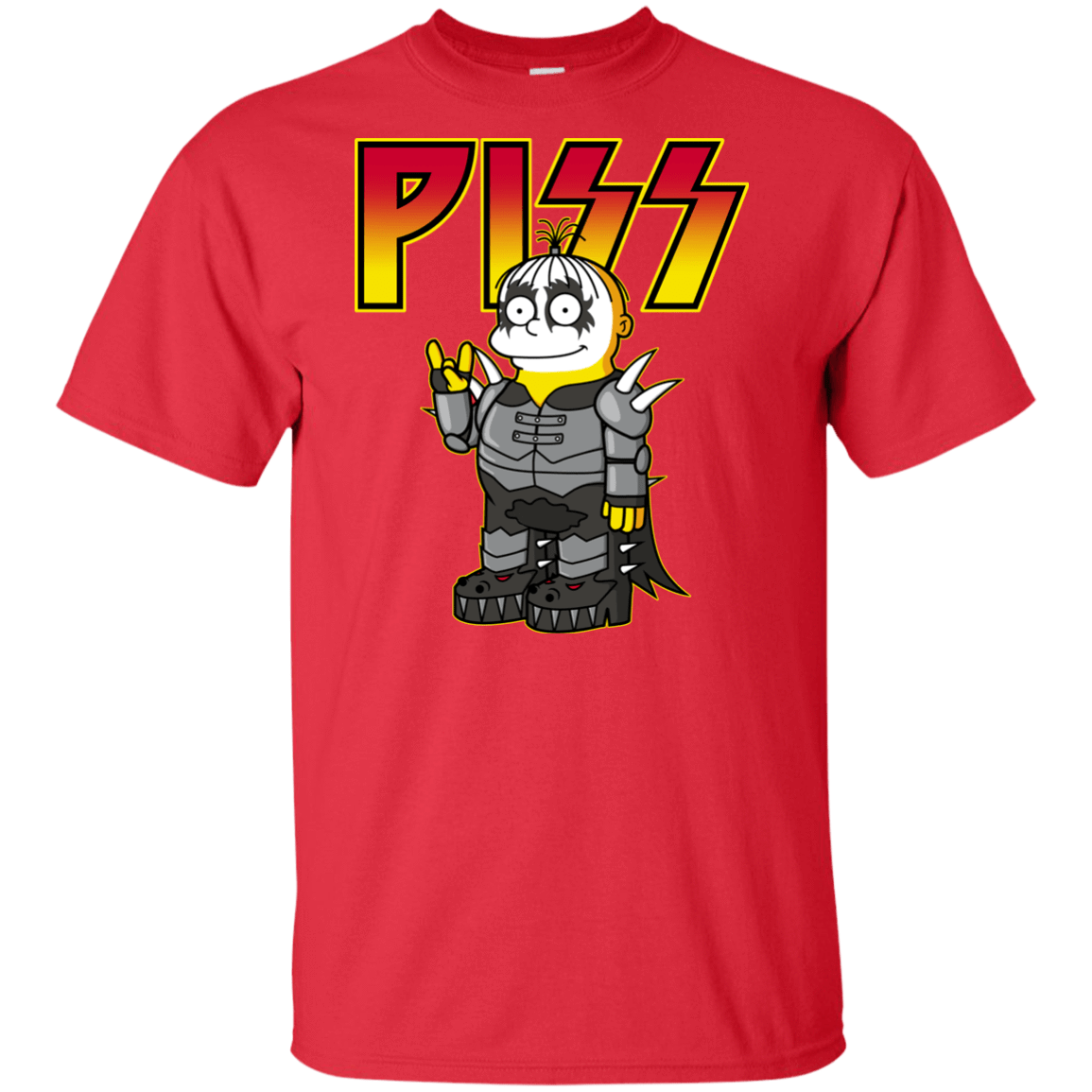 T-Shirts Red / XLT Piss Tall T-Shirt