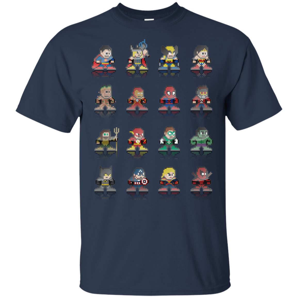 T-Shirts Navy / S Pixel Comics T-Shirt