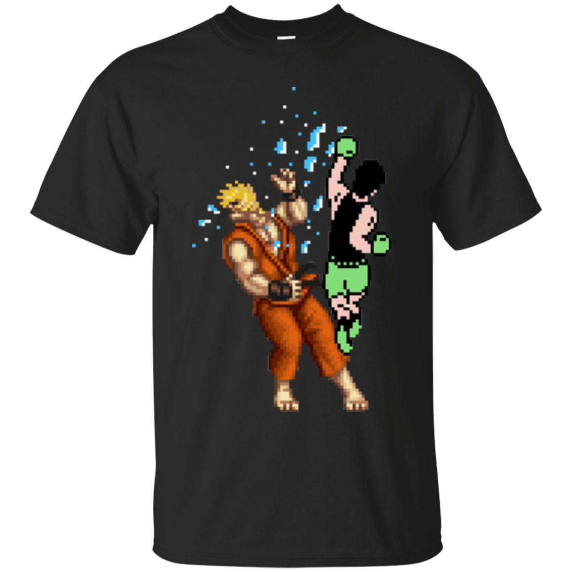 T-Shirts Black / Small Pixel Fight Ken T-Shirt