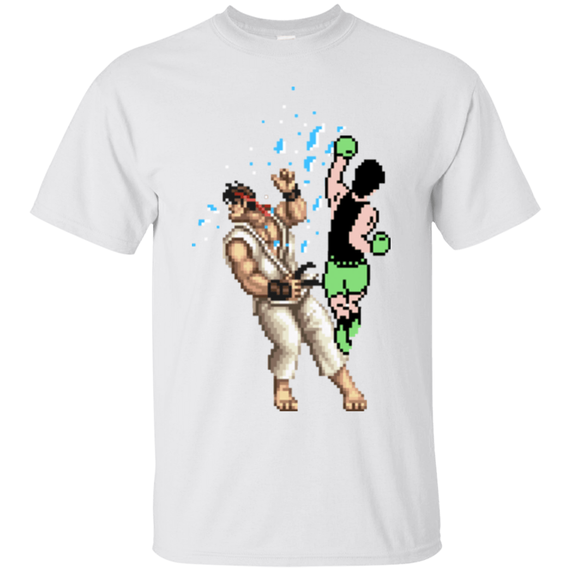 T-Shirts White / Small Pixel Fight Ryu T-Shirt