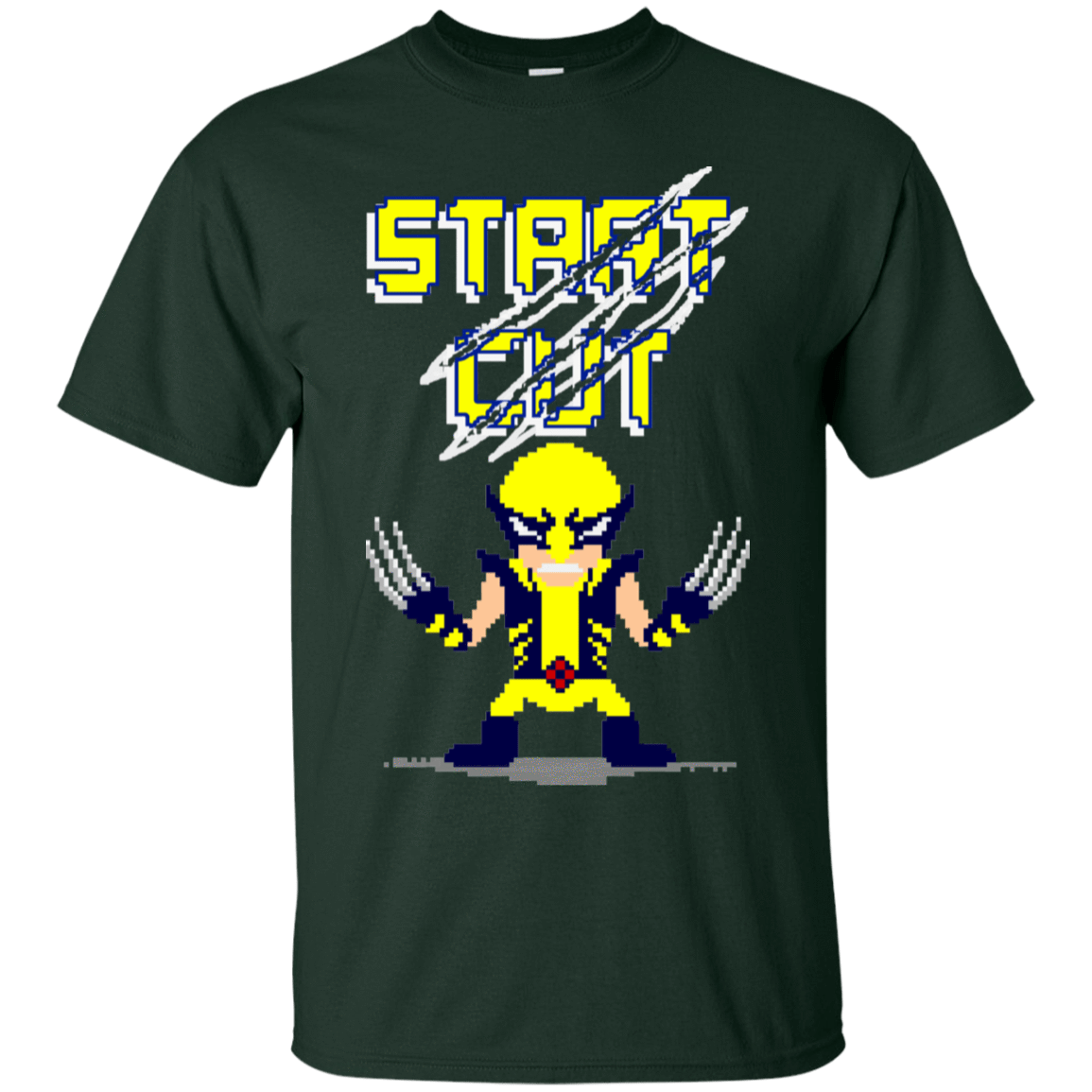 T-Shirts Forest / S Pixel Wolf T-Shirt