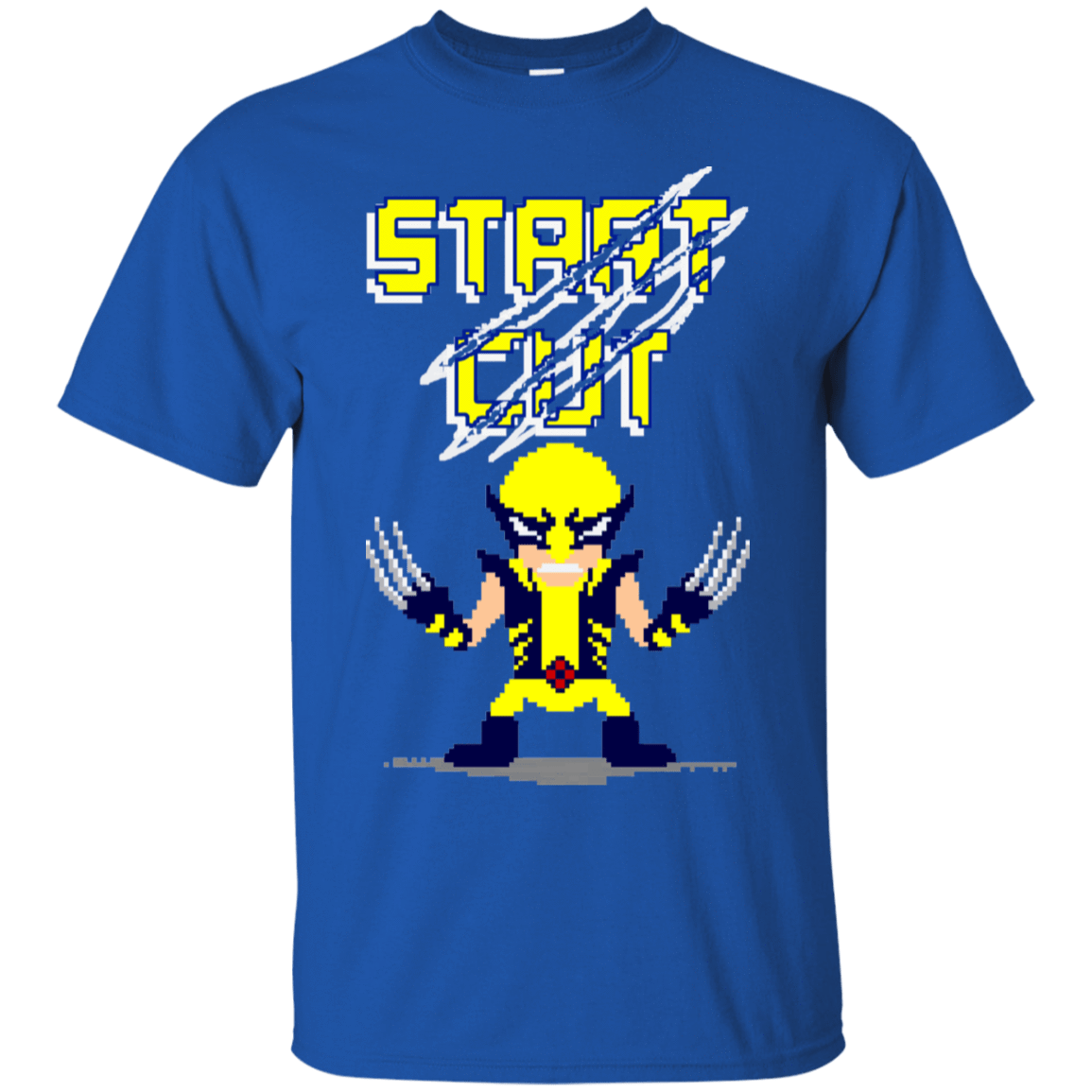 T-Shirts Royal / S Pixel Wolf T-Shirt