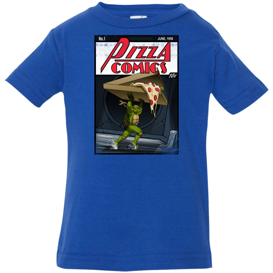 T-Shirts Royal / 6 Months Pizza Comics Infant PremiumT-Shirt