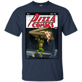 T-Shirts Navy / Small Pizza Comics T-Shirt