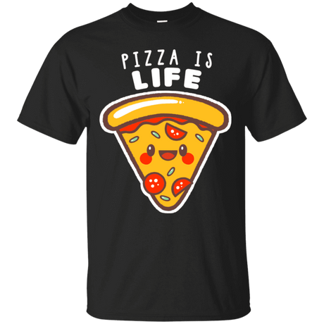 T-Shirts Black / S Pizza is Life T-Shirt
