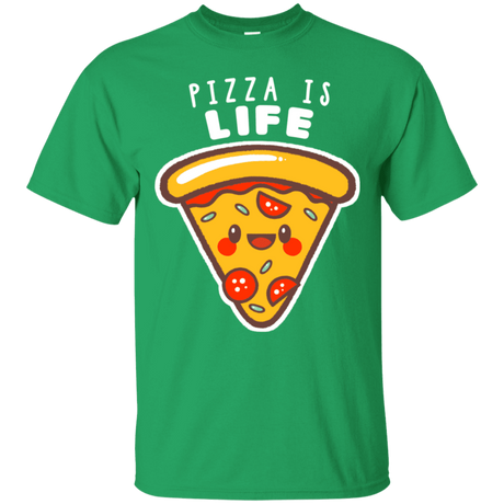 T-Shirts Irish Green / S Pizza is Life T-Shirt