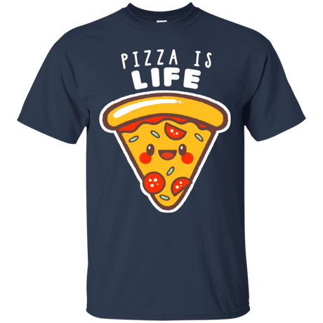 T-Shirts Navy / S Pizza is Life T-Shirt