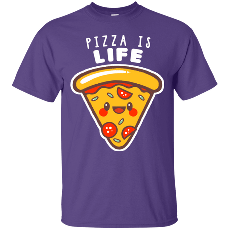 T-Shirts Purple / S Pizza is Life T-Shirt