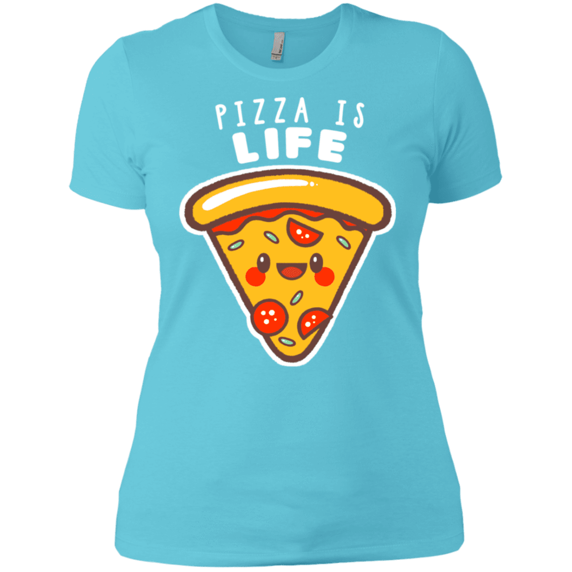 T-Shirts Cancun / X-Small Pizza is Life Women's Premium T-Shirt