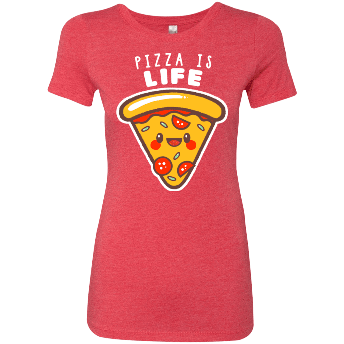 T-Shirts Vintage Red / S Pizza is Life Women's Triblend T-Shirt