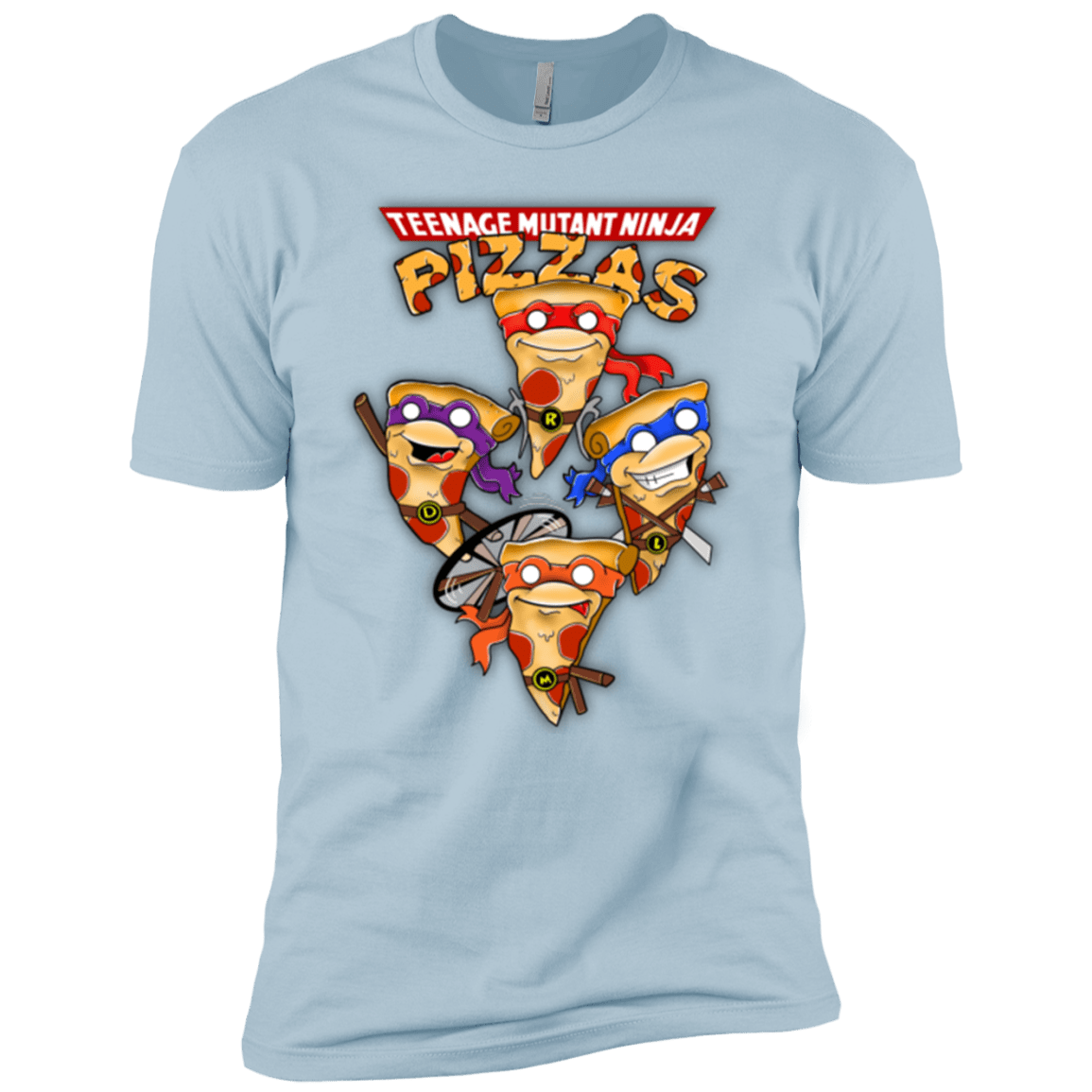 T-Shirts Light Blue / YXS Pizza Ninjas Boys Premium T-Shirt