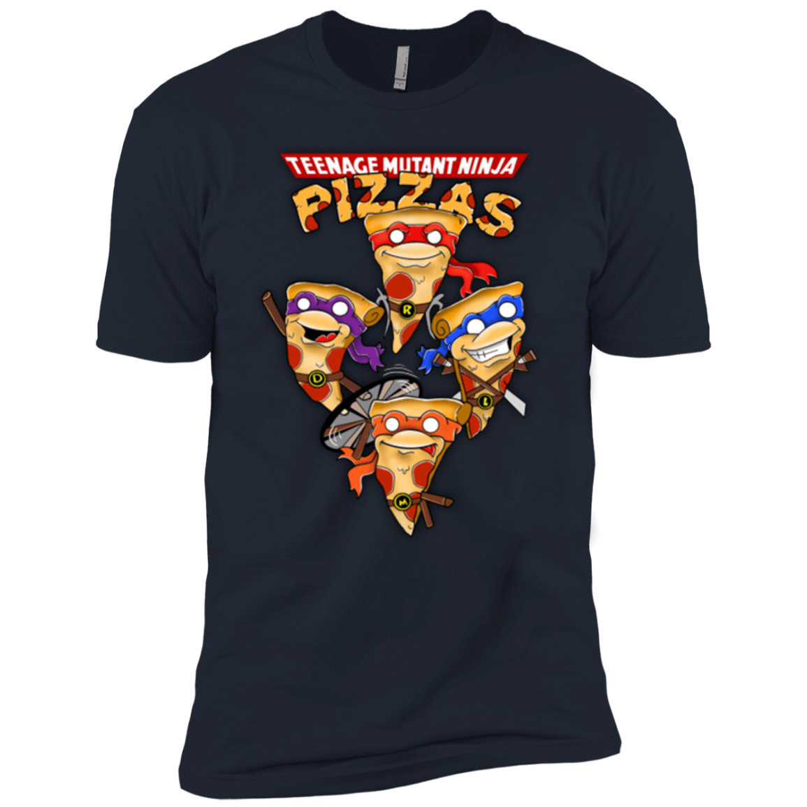 T-Shirts Midnight Navy / YXS Pizza Ninjas Boys Premium T-Shirt