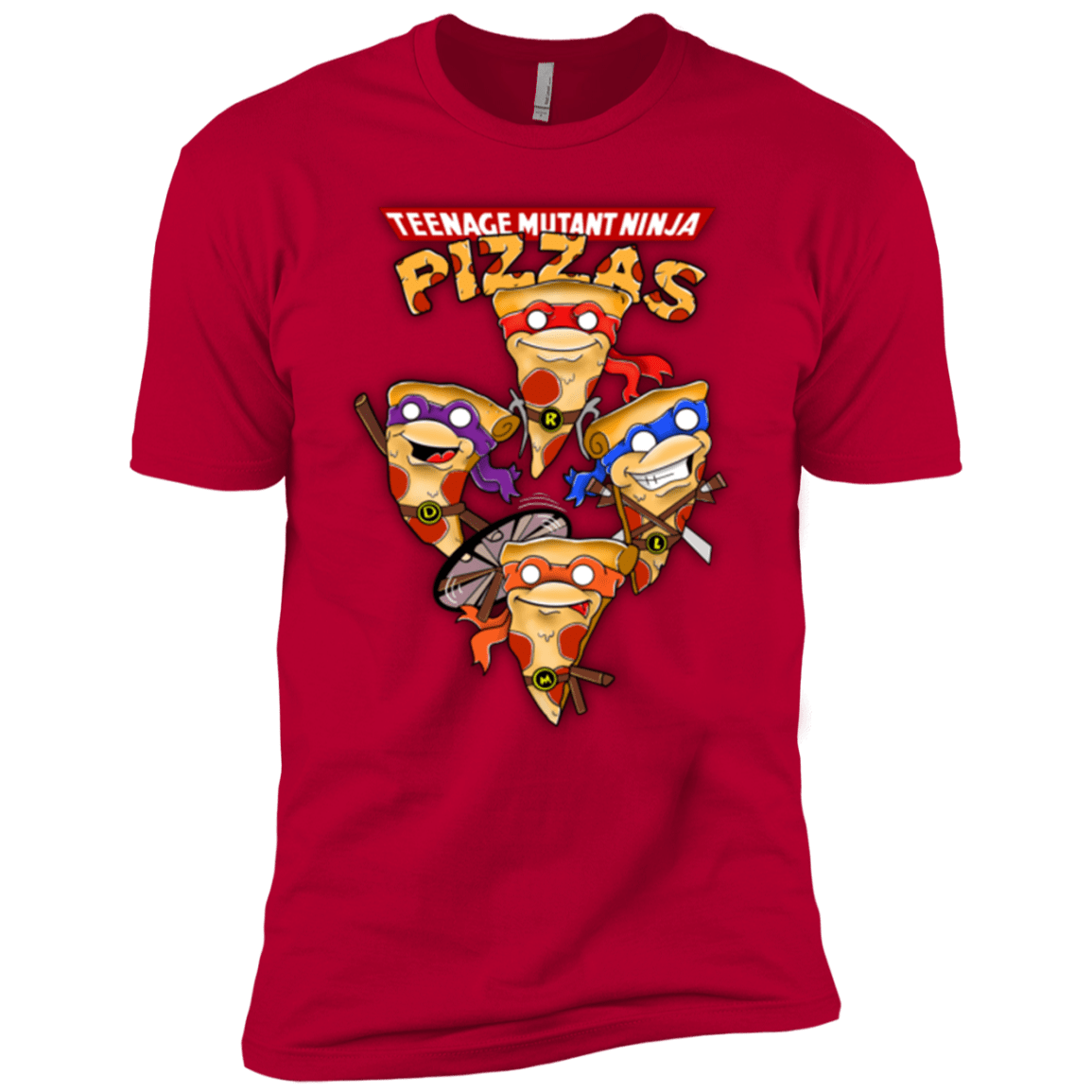 T-Shirts Red / YXS Pizza Ninjas Boys Premium T-Shirt