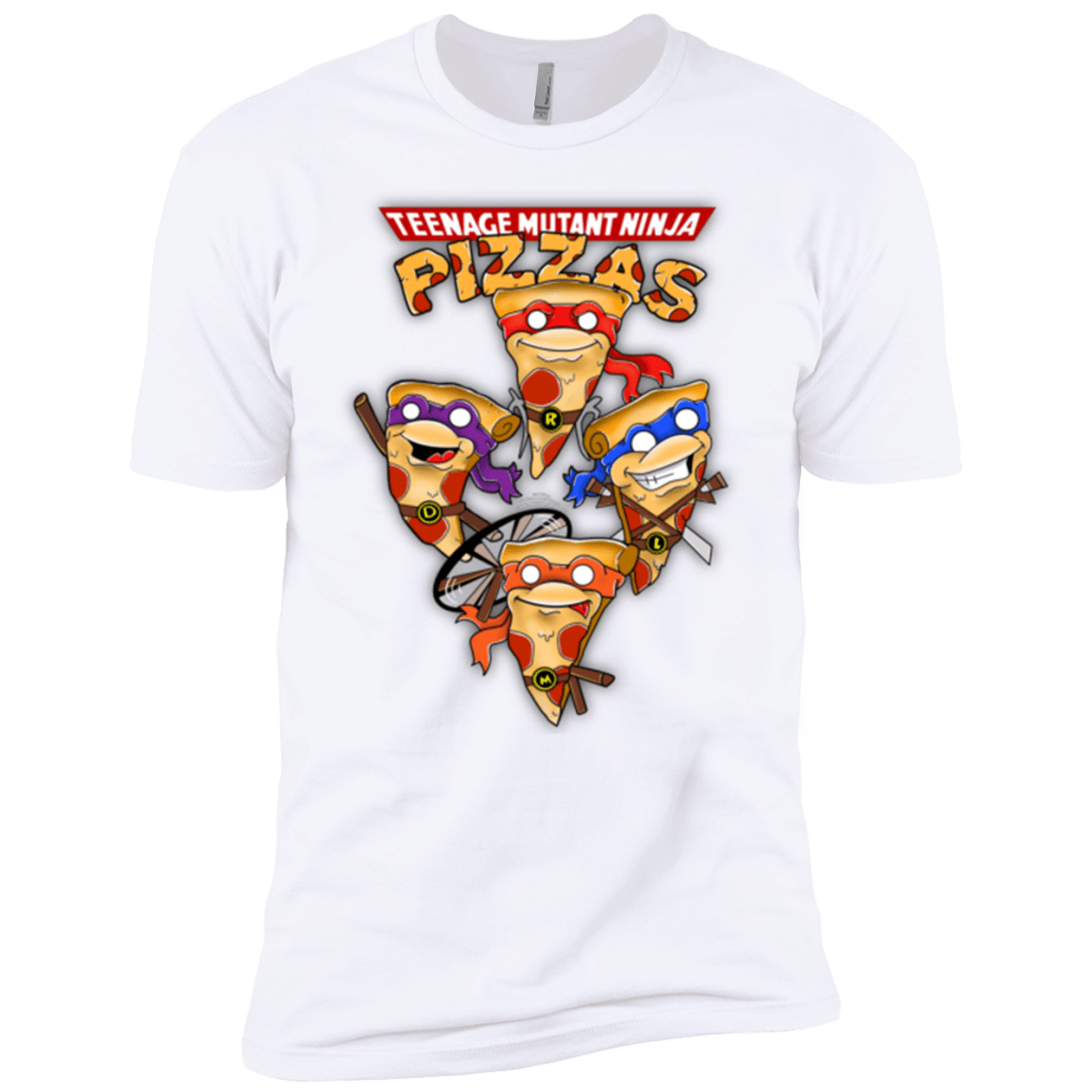 T-Shirts White / YXS Pizza Ninjas Boys Premium T-Shirt