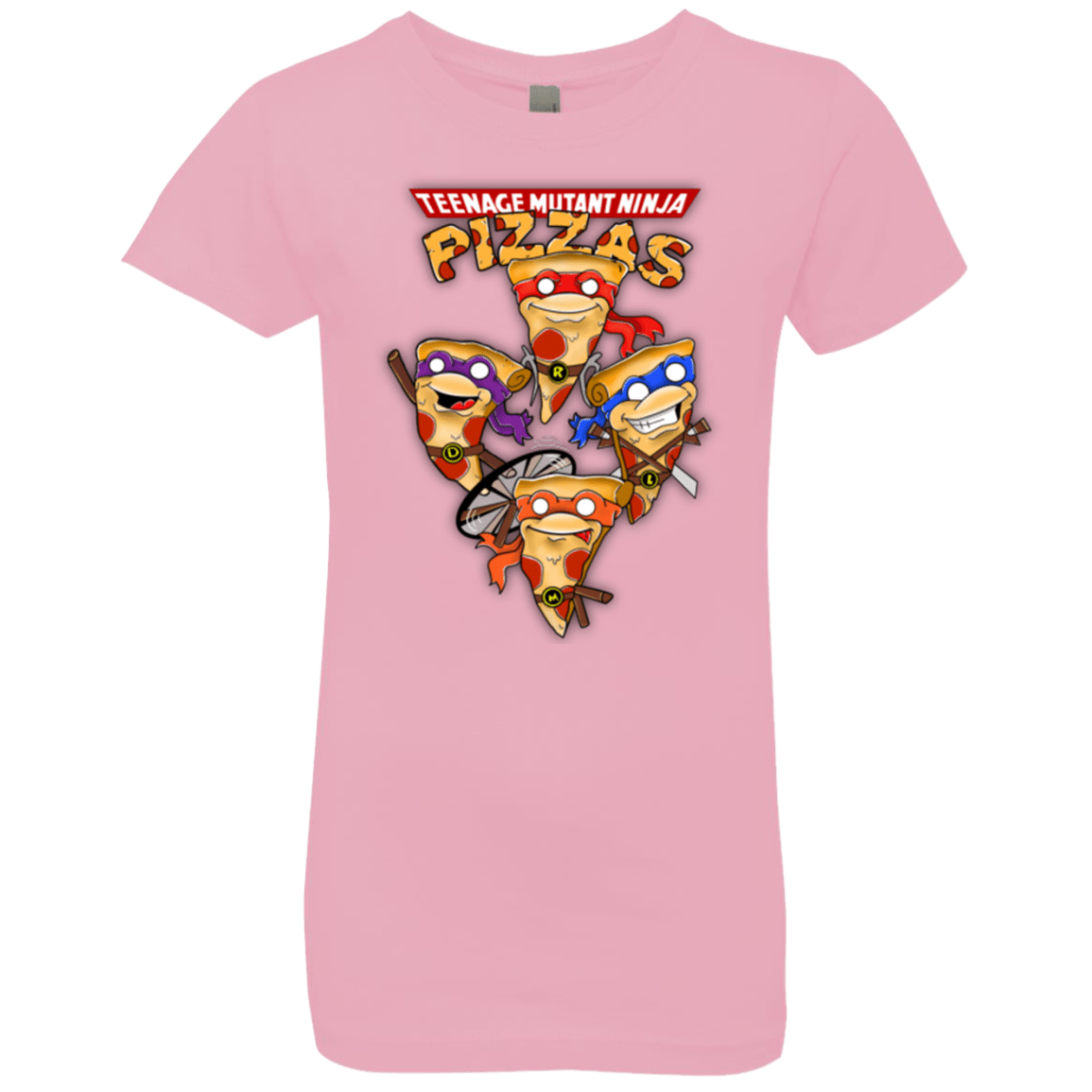 T-Shirts Light Pink / YXS Pizza Ninjas Girls Premium T-Shirt