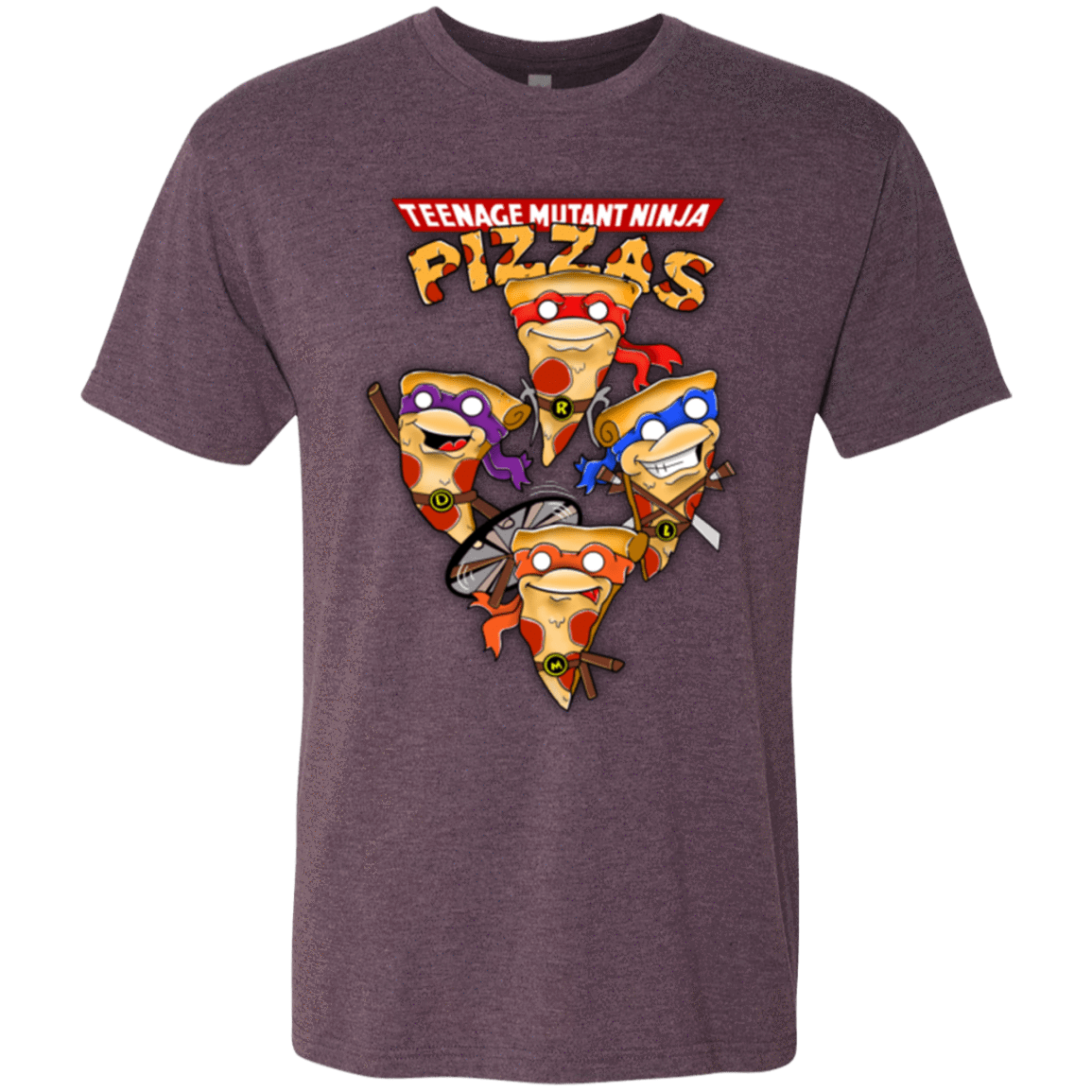 T-Shirts Vintage Purple / Small Pizza Ninjas Men's Triblend T-Shirt