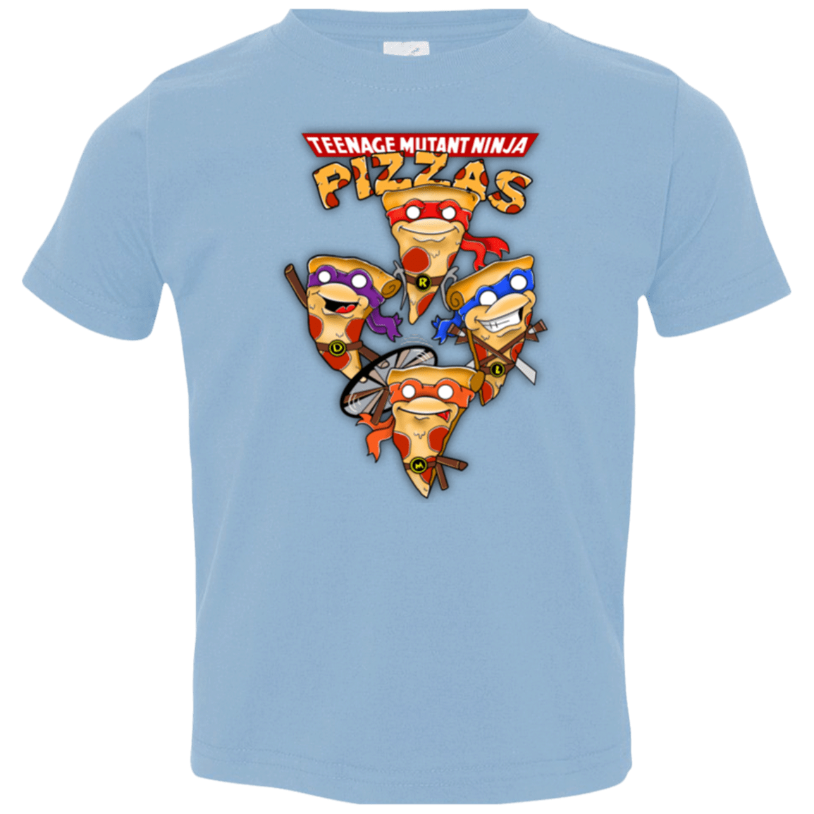 T-Shirts Light Blue / 2T Pizza Ninjas Toddler Premium T-Shirt