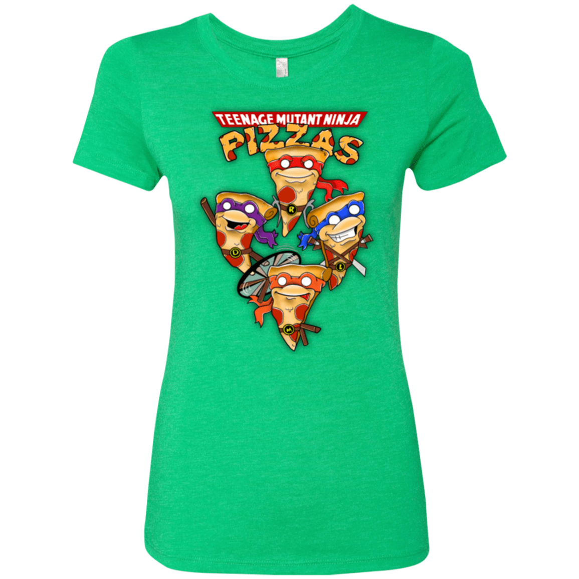T-Shirts Envy / Small Pizza Ninjas Women's Triblend T-Shirt