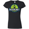 T-Shirts Black / S Pizza Planet Junior Slimmer-Fit T-Shirt