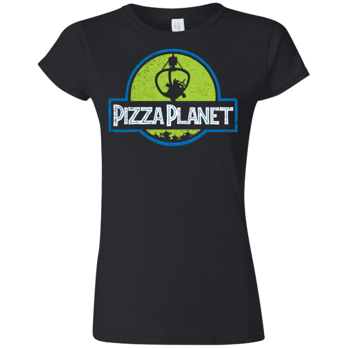 T-Shirts Black / S Pizza Planet Junior Slimmer-Fit T-Shirt