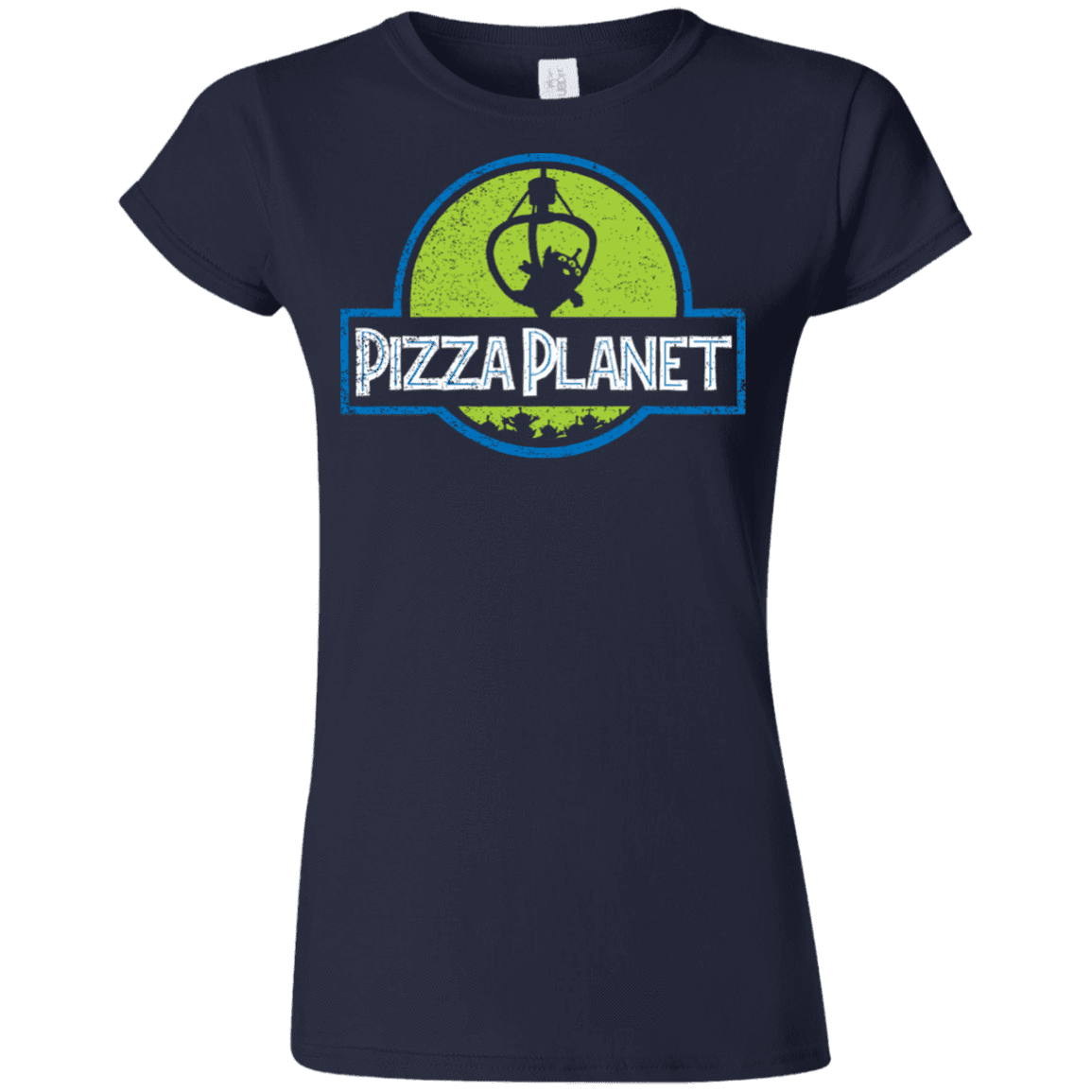 T-Shirts Navy / S Pizza Planet Junior Slimmer-Fit T-Shirt