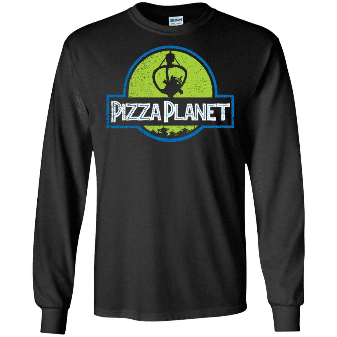T-Shirts Black / S Pizza Planet Men's Long Sleeve T-Shirt