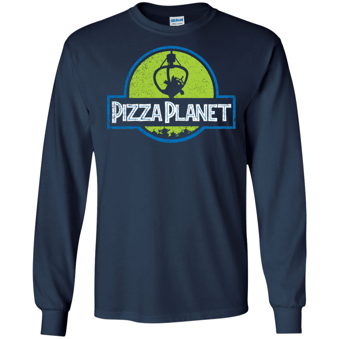 T-Shirts Navy / S Pizza Planet Men's Long Sleeve T-Shirt