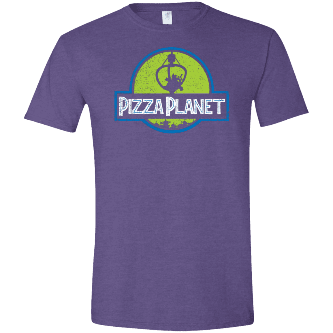 T-Shirts Heather Purple / S Pizza Planet Men's Semi-Fitted Softstyle