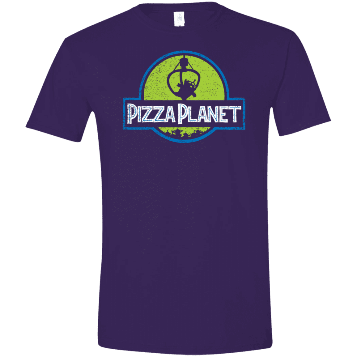 T-Shirts Purple / S Pizza Planet Men's Semi-Fitted Softstyle