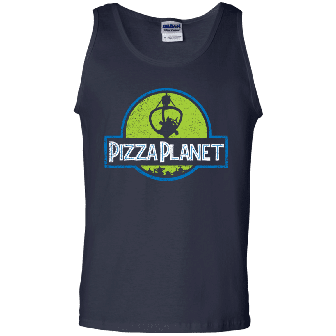 T-Shirts Navy / S Pizza Planet Men's Tank Top