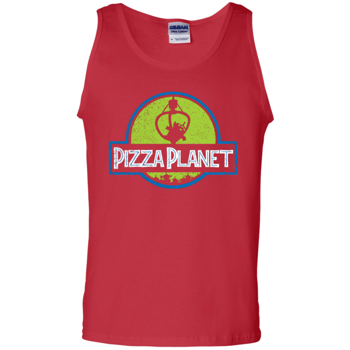 T-Shirts Red / S Pizza Planet Men's Tank Top