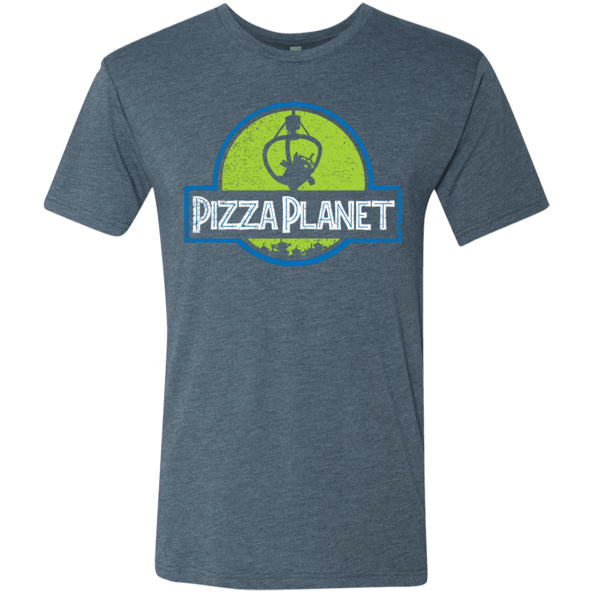 T-Shirts Indigo / S Pizza Planet Men's Triblend T-Shirt