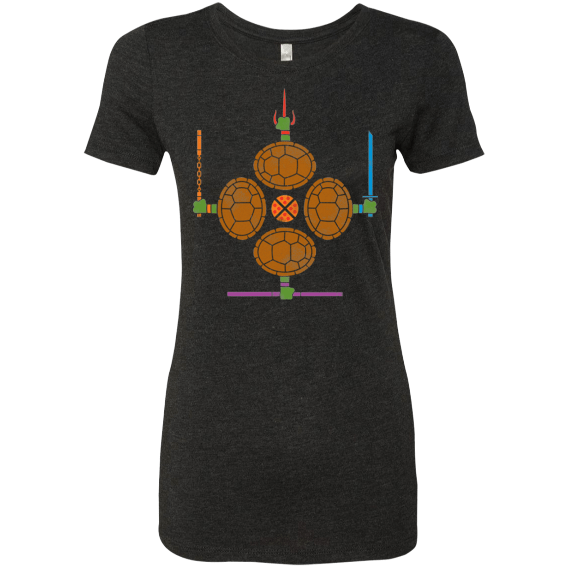 T-Shirts Vintage Black / Small Pizza Protection Women's Triblend T-Shirt